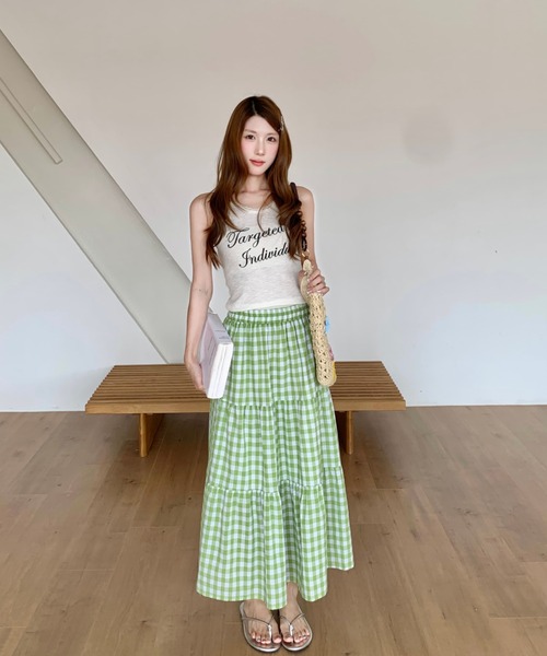 Sibra（シブラ） ロング スカート 夏 夏らしい彩りを纏う。カラー