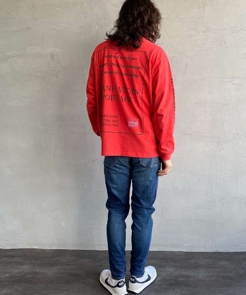 「Manhattan Portage」 長袖カットソー M ブラック レディース_画像5