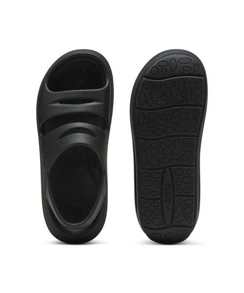 「PUMA」 フラットサンダル 25.0cm ブラック レディース_画像4