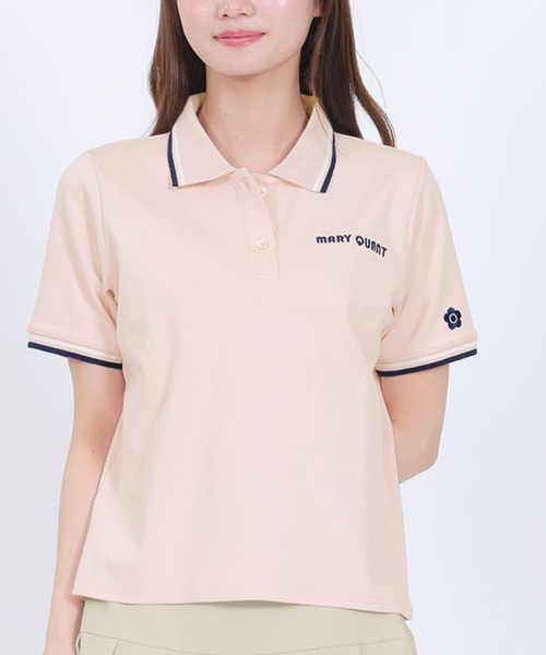 MARY QUANT ポロシャツ MARY QUANT】全2色・ポロシャツ（半袖・ニット・高通気・通気度130.7cc