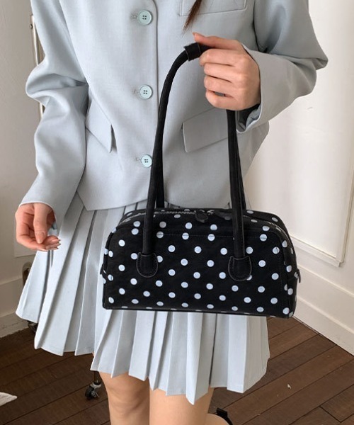 ショルダーバッグ バッグ ポルカドットハンドルbag レディース