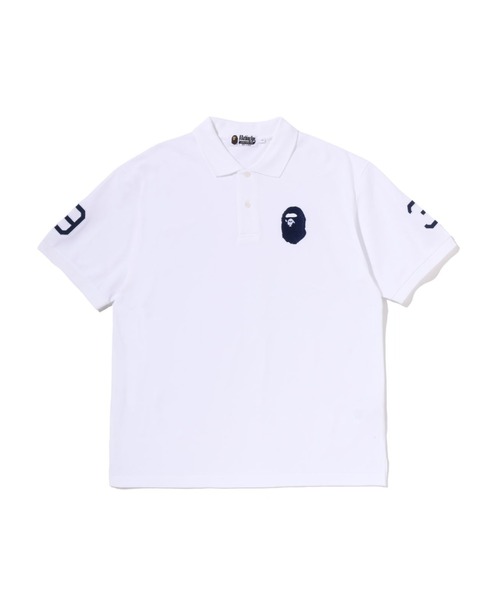 A BATHING APE（アベイシングエイプ） ポロシャツ LARGE APE HEAD