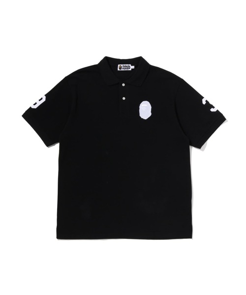 APE ポロシャツ A BATHING APE（アベイシングエイプ） ポロシャツ LARGE APE HEAD