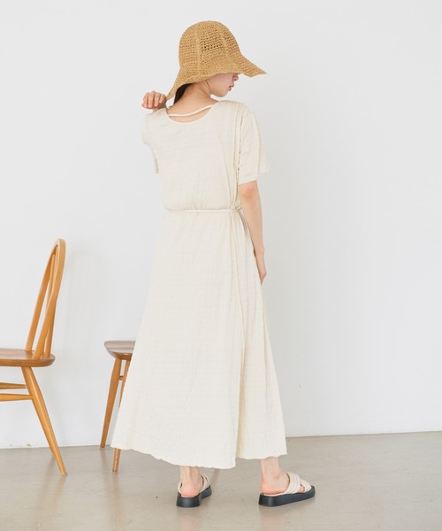 「Kastane」 半袖ワンピース 1 ブルー レディース_画像5