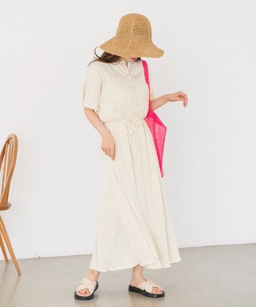 「Kastane」 半袖ワンピース 1 ブルー レディース_画像6