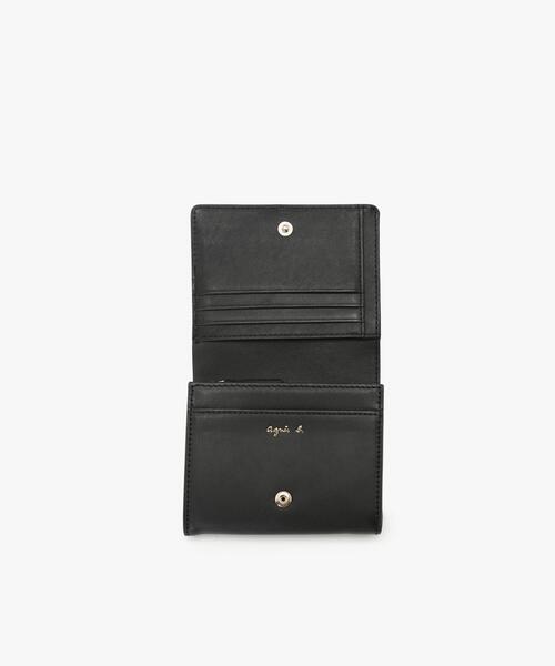 【いちご…様】agnes b. 二つ折り財布 ブラック 箱付 agnes b.（アニエスベー） 財布 FREE ブラック レディース : ZOZOTOWN