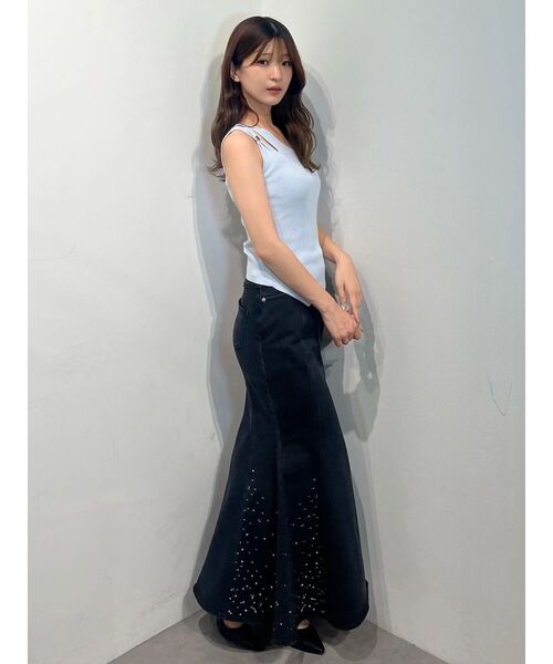 MERCURYDUO マーメイドスカート XSサイズ ブラック MERCURYDUO（マーキュリーデュオ） ロング スカート ホットフィックス