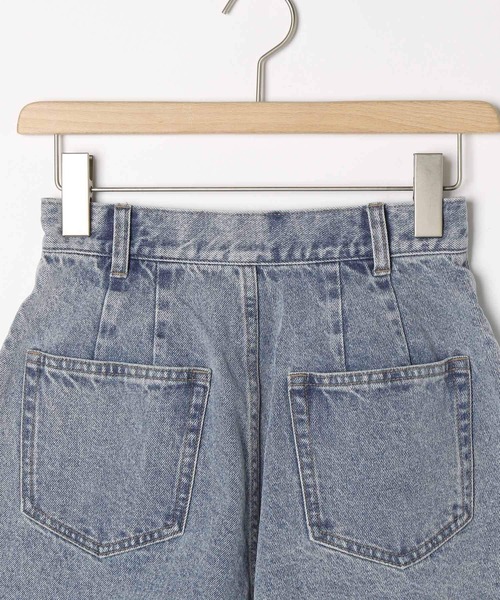 「Heather」 デニムショートパンツ S ブラック レディース_画像7