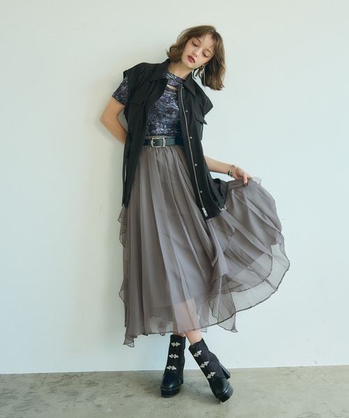 HARE（ハレ） ベスト ジレ イソザイポケットミドルベスト(HARE 