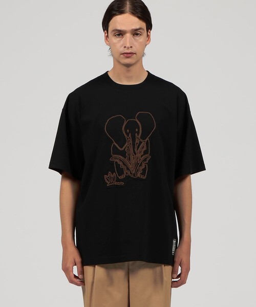 「CABaN」 7分袖Tシャツ M ホワイト系その他 メンズ_画像3