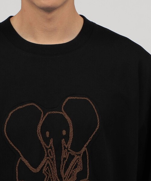 「CABaN」 7分袖Tシャツ M ホワイト系その他 メンズ_画像6