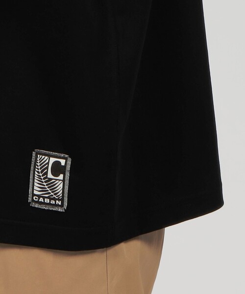 「CABaN」 7分袖Tシャツ M ホワイト系その他 メンズ_画像8