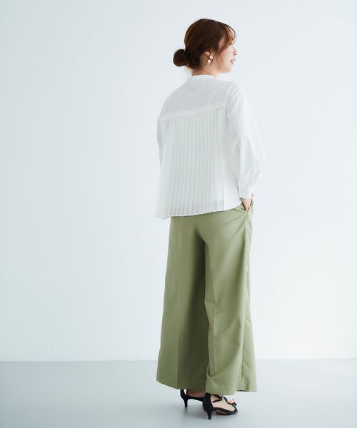 「le.coeur blanc」 長袖ブラウス 38 サックスブルー レディース_画像8