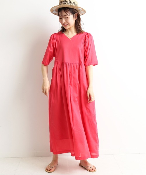 SLOBE IENA（スローブイエナ） ワンピース ギャザースリーブリラックス