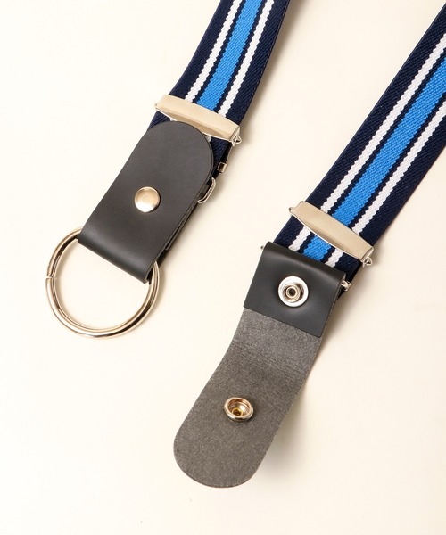 ❤︎新品❤︎ ERIKA CAVALLINI リボンモチーフベルト FUNALIVE ベルト 国産エラスティックリボンベルト メンズ