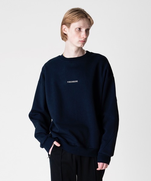 FORSOMEONE トレーナー スウェット LOGO SWEATSHIRT メンズ