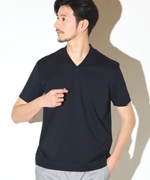 Salsation VネックTシャツXSサイズ Salsation VネックTシャツXSサイズ ストライプ重ね着風VネックT