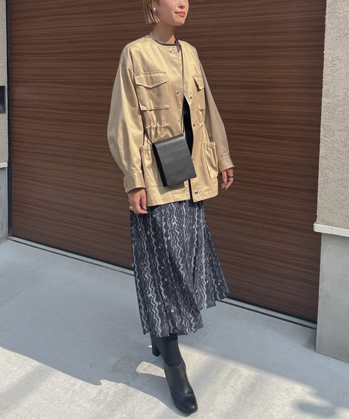 美品 オードリーアンドジョンワッド ペイントライクプリーツスカート ロング丈 Audrey and John Wad スカート ペイントライクプリーツスカート