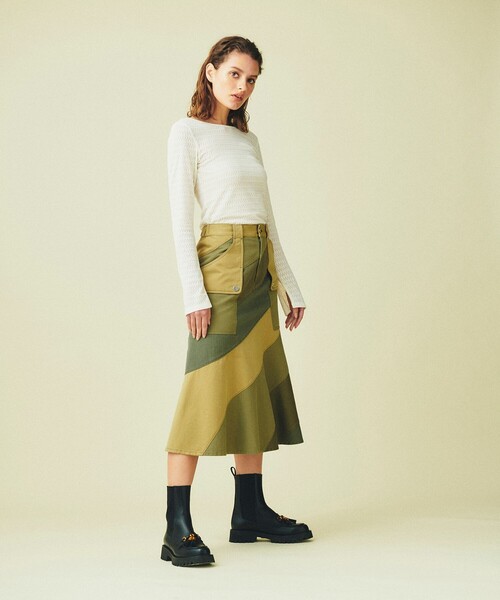 Grace continental 切替マーメイドスカート レース切替マーメイドスカート / GRACE CONTINENTAL | GRACE