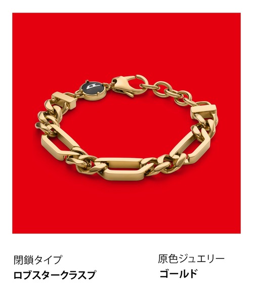 DIESEL レッド アクセサリーセット DIESEL ディーゼル ブレスレット アクセサリー メンズ シルバー