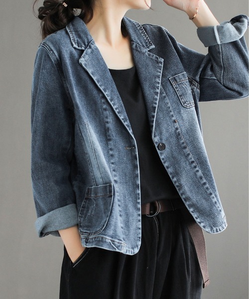 BLANC FICELLE デニムジャケット gジャン デニム ジャケット