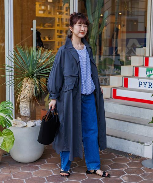 Rouge vif コート アウター 撥水ナイロンライトコート