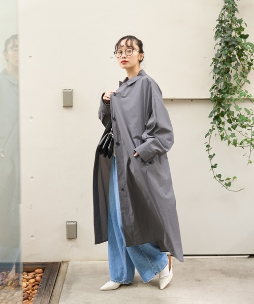 Rouge vif（ルージュ ヴィフ） コート アウター 撥水ナイロンライト
