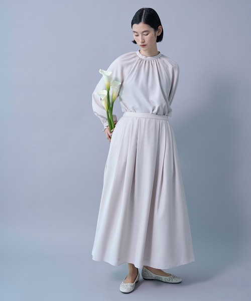 LA MARINE FRANCAISE スカート タックロングスカート : ZOZOTOWN
