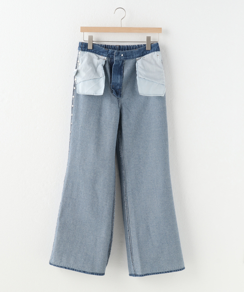 AFB（エーエフビー） ジーンズ 「AFB / エーエフビー」STUDDED BAGGY