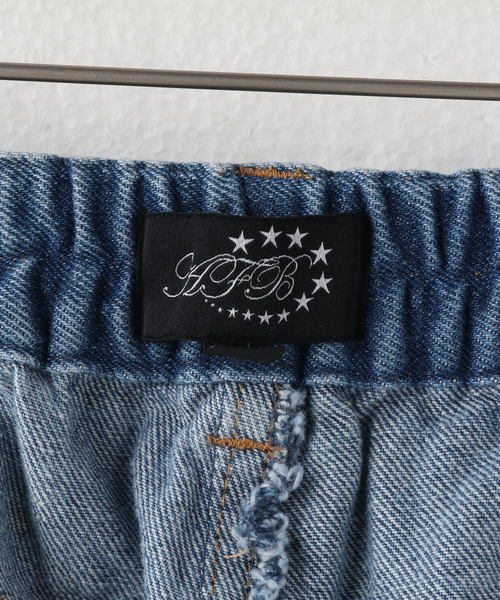 AFB（エーエフビー） ジーンズ 「AFB / エーエフビー」STUDDED BAGGY
