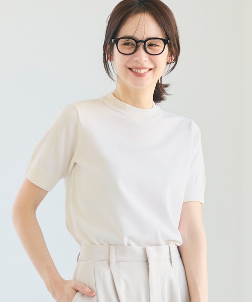 coca（コカ） tシャツ 半袖 サマーニットサイドスリットトップス
