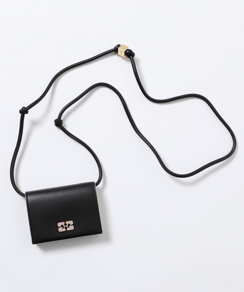 GANNI 財布 GANNI/ガニー BOU WALLET ON STRAP / A5396