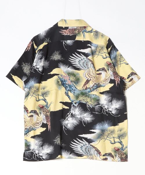 ブラウス シャツ HOUSTON /ヒューストン 41108 ALOHA SHIRT (鷹) / アロハシャツ/ HS411 レディース メンズ HOUSTON ブラウス シャツ /ヒューストン 41108 ALOHA SHIRT (鷹