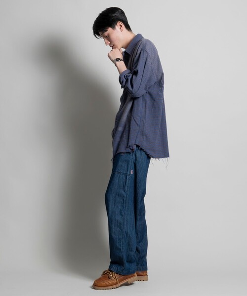 FREAK'S STORE シャツ FREAK'S STORE/フリークスストア ブリーチ