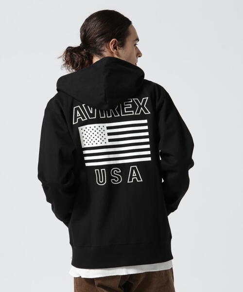 AVIREX（アヴィレックス） パーカー 「WEB＆DEPOT限定」BONDING ZIP