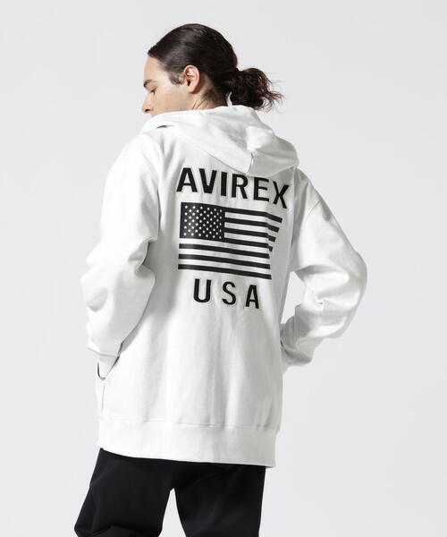 AVIREX パーカー 「WEB＆DEPOT限定」BONDING ZIP PARKA