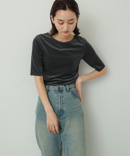 SENSE OF PLACE by URBAN RESEARCH tシャツ シアーベロアTシャツ