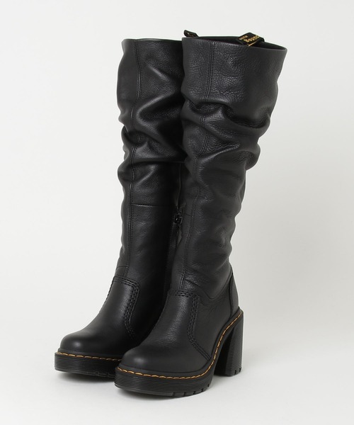 Dr. Martens　ドクターマーチン　ブラック ロングブーツ DR.MARTENS(ドクターマーチン) 20 hole long boots 20 ホール