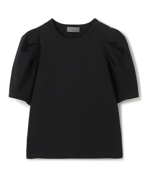 tシャツ ダブルフェイスジャージー ボリュームスリーブカットソー レディース uncrave tシャツ ダブルフェイスジャージー ボリュームスリーブ