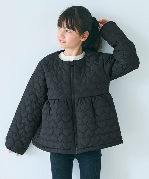 coca（コカ） ノーカラージャケット アウター キッズ 親子お揃い 撥水