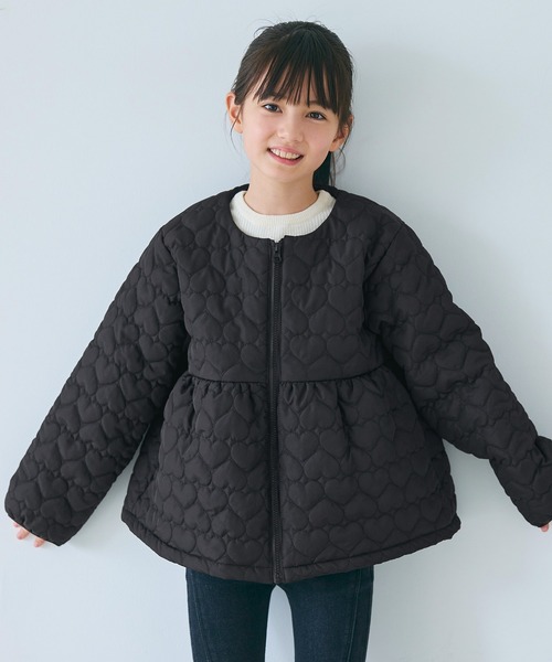 coca（コカ） ノーカラージャケット アウター キッズ 親子お揃い 撥水