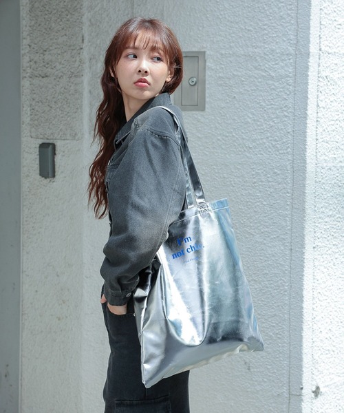 ALANDトートバック ALAND トートバッグ 「UNISEX」ALAND／メタリックロゴトート
