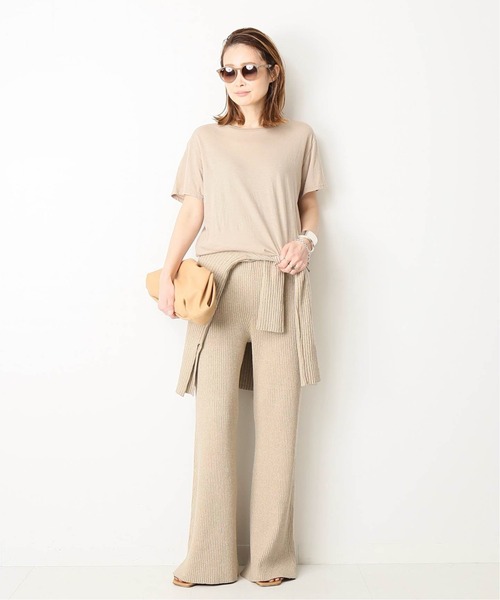Deuxieme Classe」 イージーパンツ 36 ベージュ レディース : 88559212 