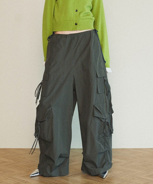 MAISON SPECIAL カーゴパンツ Ribbon Design Cargo Pants/リボン