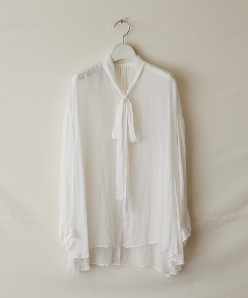 suzuki takayuki ブラウス アイボリー suzuki takayuki ブラウス シャツ bow-tie blouse レディース
