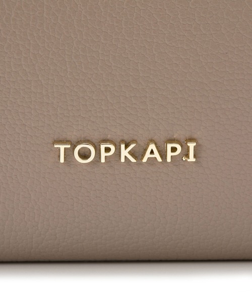 TOPKAPI 財布 「TOPKAPI」シュリンクレザー パール がま口 長