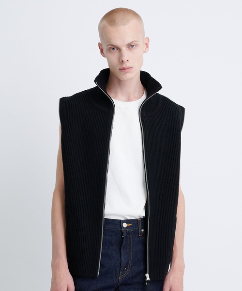JieDa（ジエダ） セーター ニット 2WAY ZIP UP KNIT メンズ : ZOZOTOWN