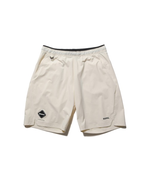 FCレアルブリストル　ホワイト ロゴ入りショートパンツ F.C.Real Bristol（エフシーレアルブリストル） パンツ CORDURA