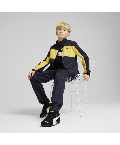 子供服12着まとめ売り　人気ブランド 160アディダス プーマ ナイキ等 PUMA ジャージ プーマ ボーイズ ポリ カラーブロック スーツ B