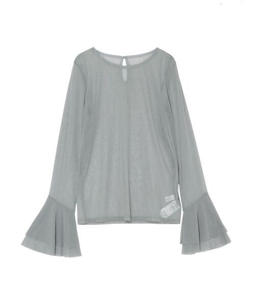 LAGUNAMOON（ラグナムーン） tシャツ フレアスリーブチュールトップス